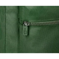 MOCHILA ESCOLAR LIDERPAPEL BOLSILLO LATERAL ELASTICO COLOR VERDE MILITAR 400X125X300