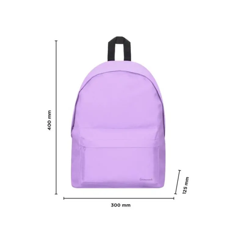 MOCHILA ESCOLAR LIDERPAPEL COLOR MORADO 400X125X300 MM