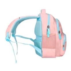 MOCHILA ESCOLAR LIDERPAPEL MULTIBOLSILLO INFANTIL RAINBOWS ROSA 350X110X270 MM