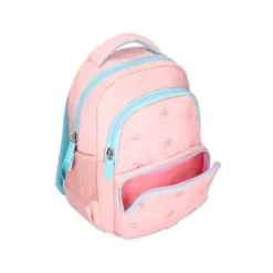 MOCHILA ESCOLAR LIDERPAPEL MULTIBOLSILLO INFANTIL RAINBOWS ROSA 350X110X270 MM