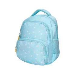 MOCHILA ESCOLAR LIDERPAPEL MULTIBOLSILLO INFANTIL FLOWERS AZUL 350X110X270 MM