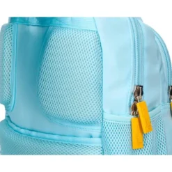 MOCHILA ESCOLAR LIDERPAPEL MULTIBOLSILLO INFANTIL FLOWERS AZUL 350X110X270 MM