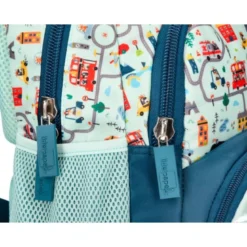 MOCHILA ESCOLAR LIDERPAPEL MULTIBOLSILLO INFANTIL CARS AZUL 350X110X270 MM