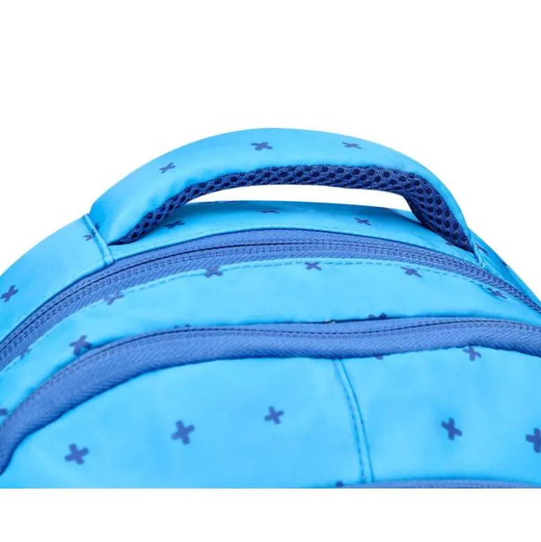 MOCHILA ESCOLAR LIDERPAPEL MULTIBOLSILLO DISEÑO AZUL 450X145X300 MM