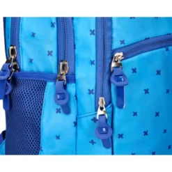 MOCHILA ESCOLAR LIDERPAPEL MULTIBOLSILLO DISEÑO AZUL 450X145X300 MM