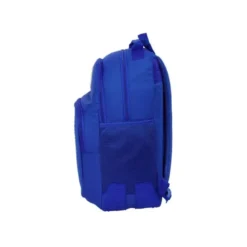 MOCHILA ESCOLAR SAFTA DOBLE CON CANTONERAS ADAPTABLE A CARRO REAL MADRID 25/26 420X320X150 MM