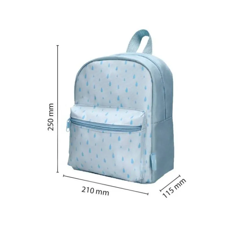 MOCHILA GUARDERIA LIDERPAPEL INFANTIL DISEÑO AZUL 250X115X210 MM