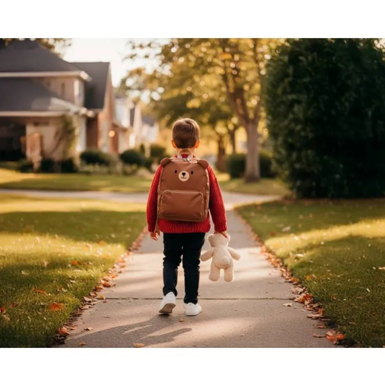 MOCHILA INFANTIL IMAGINOVO BACKPACK BUDDIES OSO DOS COMPARTIMENTOS POLIESTER 280X90X200 MM