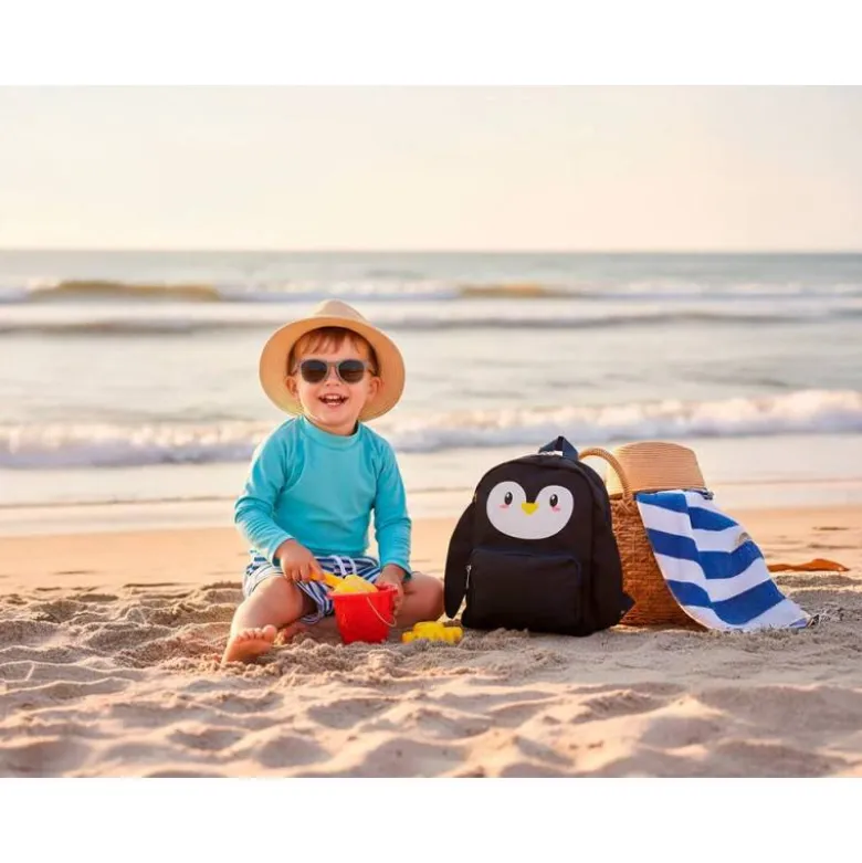 MOCHILA INFANTIL IMAGINOVO BACKPACK BUDDIES PINGUINO DOS COMPARTIMENTOS POLIESTER 280X90X200 MM