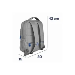 MOCHILA OXFORD B-OUT COLOR GRIS 420X300X200 MM