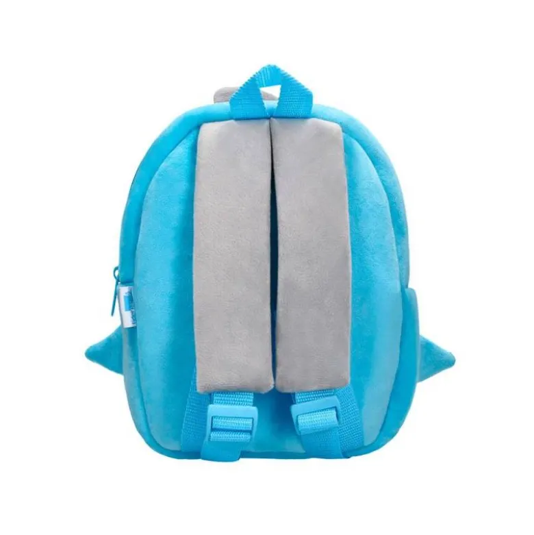 MOCHILA PREESCOLAR LIDERPAPEL INFANTIL PELUCHE TIBURON 260X100X240 MM