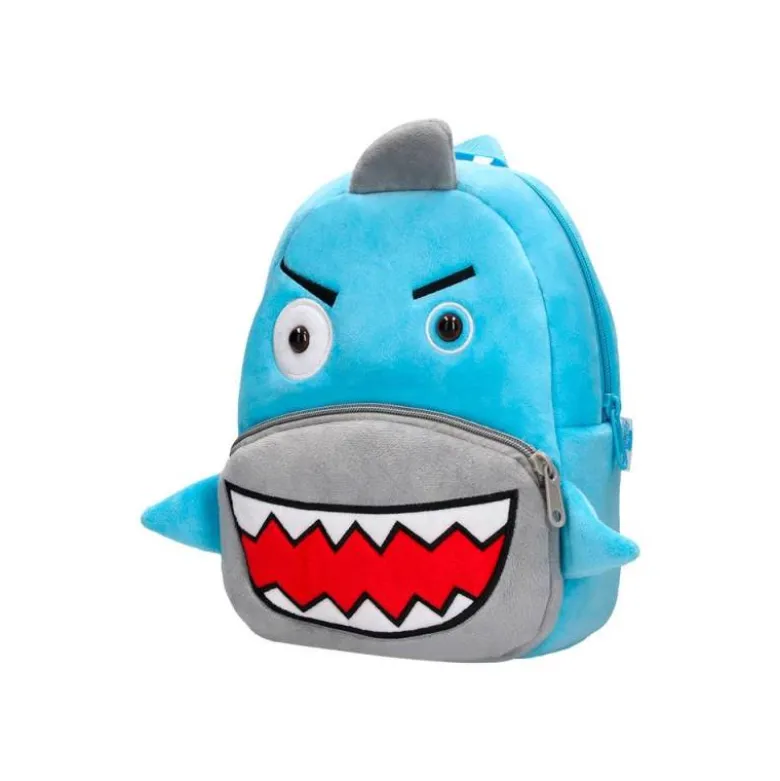 MOCHILA PREESCOLAR LIDERPAPEL INFANTIL PELUCHE TIBURON 260X100X240 MM