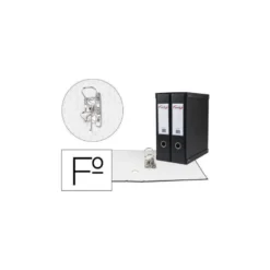 Modulo 2 archivadores pardo folio negro