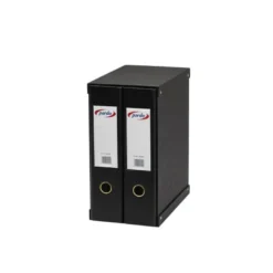 Modulo 2 archivadores pardo folio negro