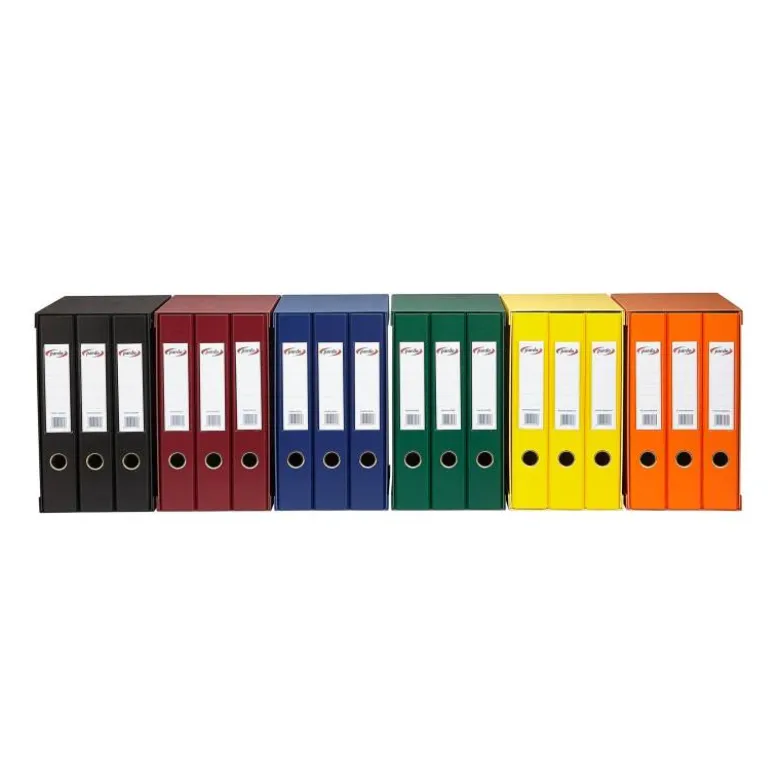 Modulo 3 archivadores pardo folio negro