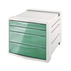 Modulo 4 cajones sobremesa Esselte color verde