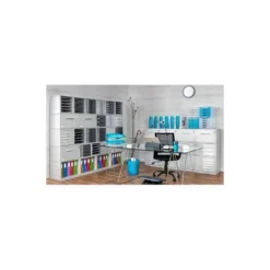 Modulo 5 cajones sobremesa marca Archivo 2000 gris