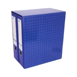 Modulo con 2 archivadores de palanca Elba color azul