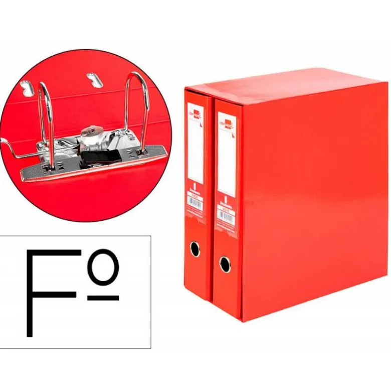 Modulo de 2 archivadores Liderpapel Documenta rojo