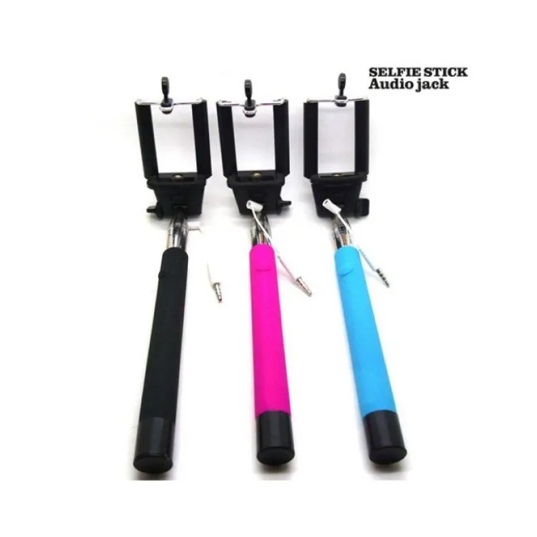 Monopie con Cable para selfies Colores Surtidos NO SE PUEDE ELEGIR COLOR