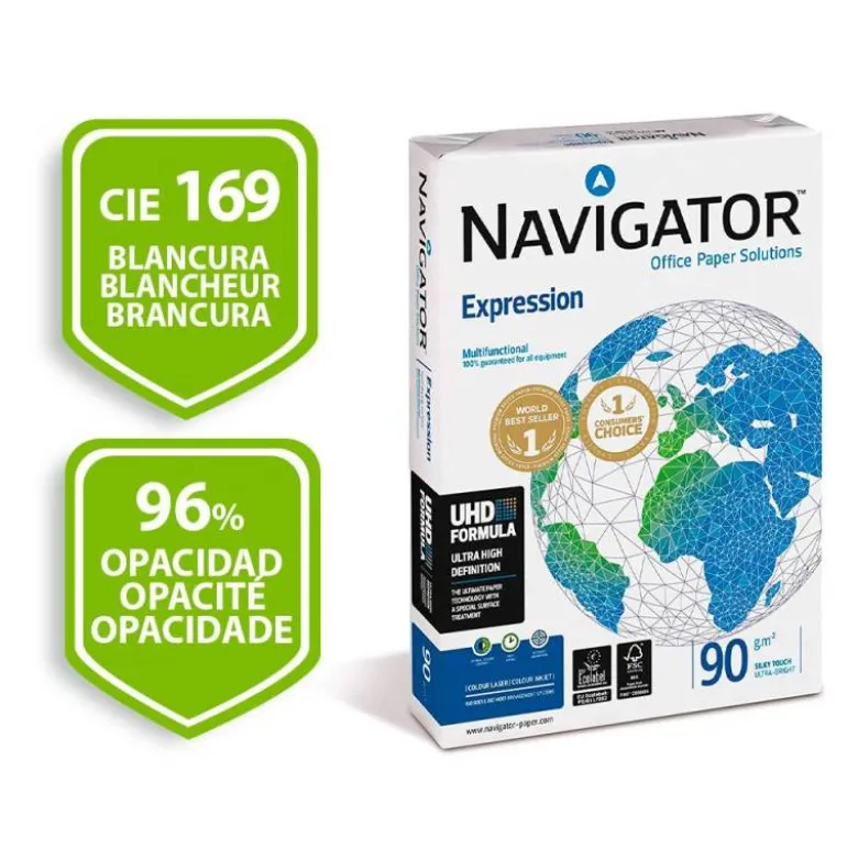 NO ES TAMAÑO FOLIO Papel multifuncion A3 Navigator 90 g/m2