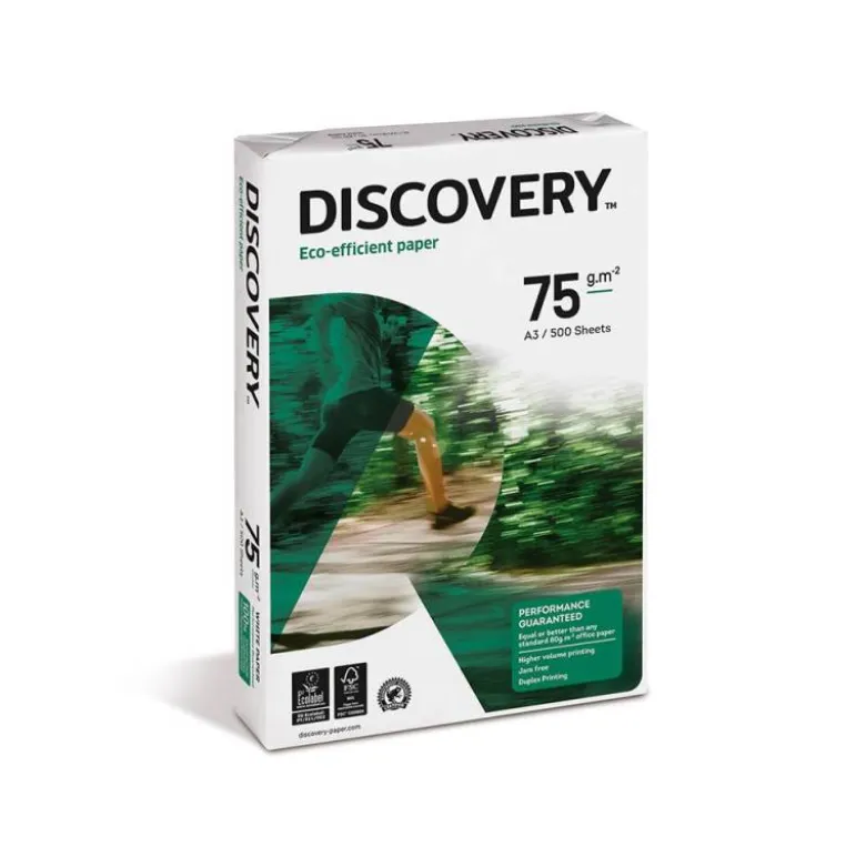 NO ES TAMAÑO FOLIO Papel multifuncion A3 Discovery 75 g/m2