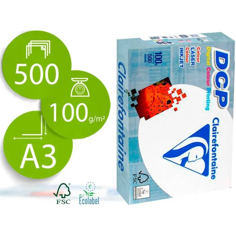 NO ES TAMAÑO FOLIO Papel multifuncion laser color DCP Din A3 100 g/m2