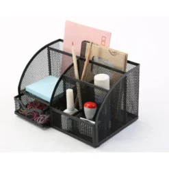 Organizador sobremesa Q-Connect KF17295 curvo rejilla
