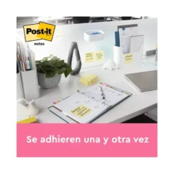 Pack promocional 24+12. Bloc de notas adhesivas quita y pon Post-it ® 76x76mm amarillo