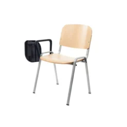 PALA ESCRITURA ROCADA DERECHA PARA SILLA CONFIDENTE PLEGABLE PVC 34X20 CM COLOR NEGRO
