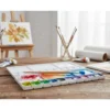 PALETA PLASTICO LIDERPAPEL PARA PINTURA PLEGABLE CON TAPA Y AGUJERO PARA EL PULGAR 20X10X1,8 CM