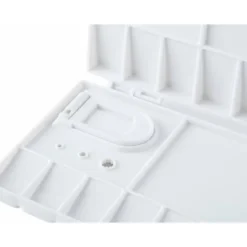 PALETA PLASTICO LIDERPAPEL PARA PINTURA PLEGABLE CON TAPA Y AGUJERO PARA EL PULGAR 20X10X1,8 CM