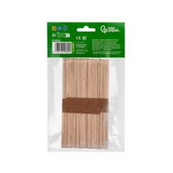 PALITOS DE MADERA LIDERPAPEL COLORES SURTIDOS 15 X 1,8 CM BOLSA CON 50 UNIDADES