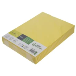PAPEL COLOR LIDERPAPEL DIN A3 80 GR AMARILLO INTENSO PAQUETE DE 500 HOJAS