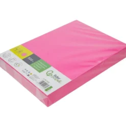 PAPEL COLOR LIDERPAPEL DIN A3 80 GR ROSA INTENSO PAQUETE DE 500 HOJAS