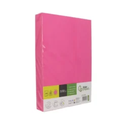 PAPEL COLOR LIDERPAPEL DIN A3 80 GR ROSA INTENSO PAQUETE DE 500 HOJAS
