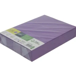 PAPEL COLOR LIDERPAPEL DIN A4 80 GR LILA INTENSO PAQUETE DE 500 HOJAS