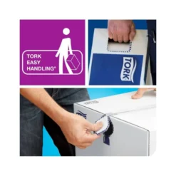 PAPEL HIGIENICO TORK JUMBO SUAVE 2 CAPAS 360 MT PARA DISPENSADOR T1 PAQUETE DE 6 ROLLOS
