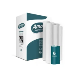 Papel para Camillas en Rollo Amoos de Celulosa 590mmx60m 2 Capas 16,5g/m2