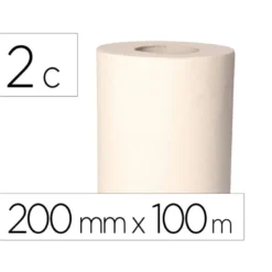 PAPEL SECAMANOS BUNZL GREENSOURCE CELULOSA BLANCO 2 CAPAS 200 MM X 100 MT PAQUETE DE 6 UNIDADES
