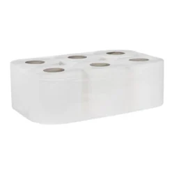 PAPEL SECAMANOS BUNZL GREENSOURCE 2 CAPAS CELULOSA BLANCA 200 MM X 150 MT PAQUETE DE 6 ROLLOS