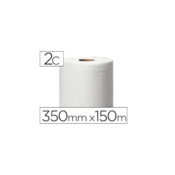 Papel secamanos central 2 Capas 150,2 mts