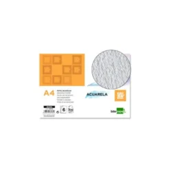 Papel acuarela Liderpapel Din A4 gramaje 300 g/m2