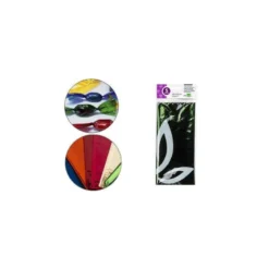 Papel celofan marca Liderpapel bolsa de 5 hojas verde