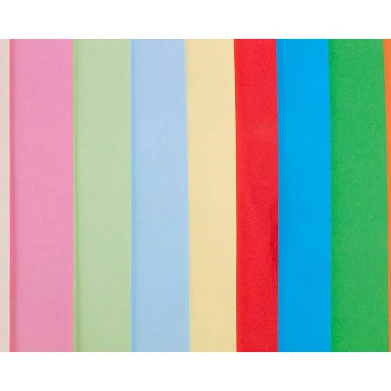 PAPEL COLOR LIDERPAPEL A3 80GR/M2 10 COLORES SURTIDOS PAQUETE 100 HOJAS