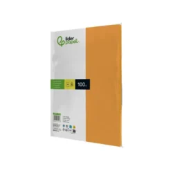 Papel color Liderpapel color naranja A4 80 g/m2 100 hojas