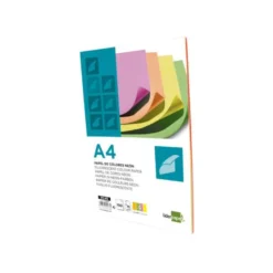 Papel color Liderpapel Colores Surtidos Neon tamaño A4 75 g/m2 100 hojas