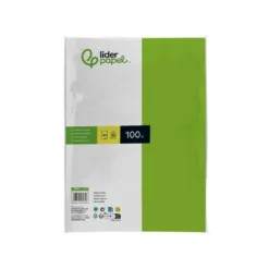 Papel color Liderpapel color verde intenso a4 80 g/m2 100 hojas