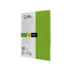 Papel color Liderpapel color verde intenso a4 80 g/m2 100 hojas