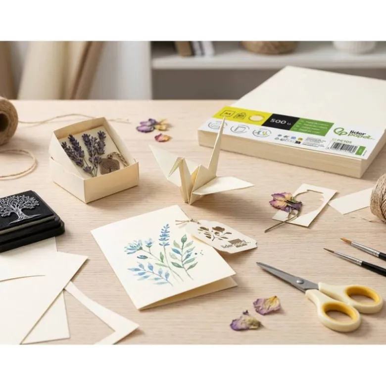 PAPEL COLOR LIDERPAPEL DIN A4 80 GR AMARILLO NEON PAQUETE DE 500 HOJAS